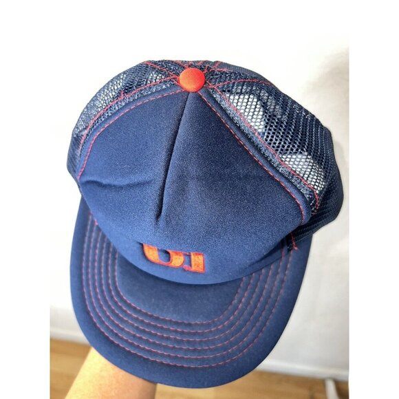 Vintage Bank of America Hat Trucker BofA Logo Snap Back Designer Award - Picture 3 of 5